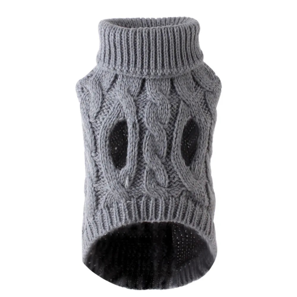 The Cozy Canine Cable-Knit Jumper