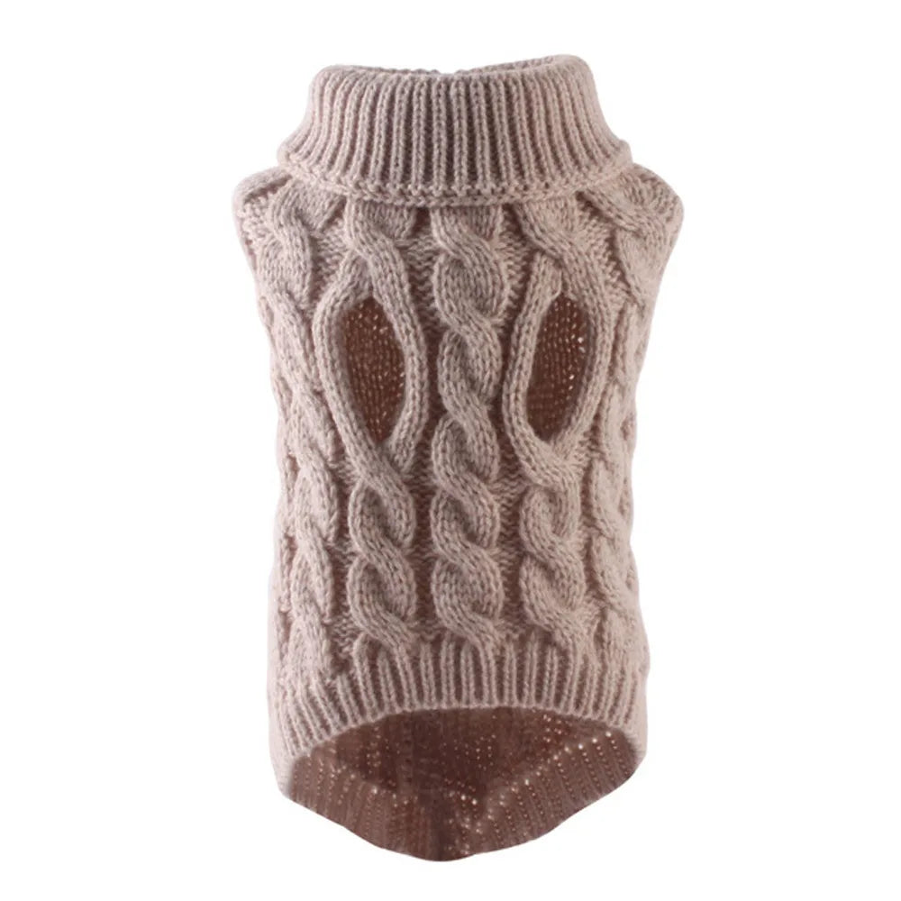 The Cozy Canine Cable-Knit Jumper