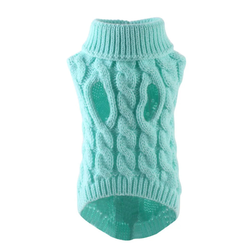 The Cozy Canine Cable-Knit Jumper
