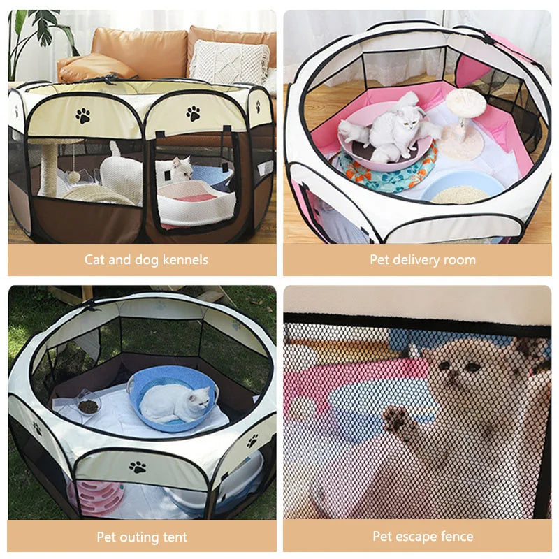 The CozyKit Pop-Up Pet Playpen