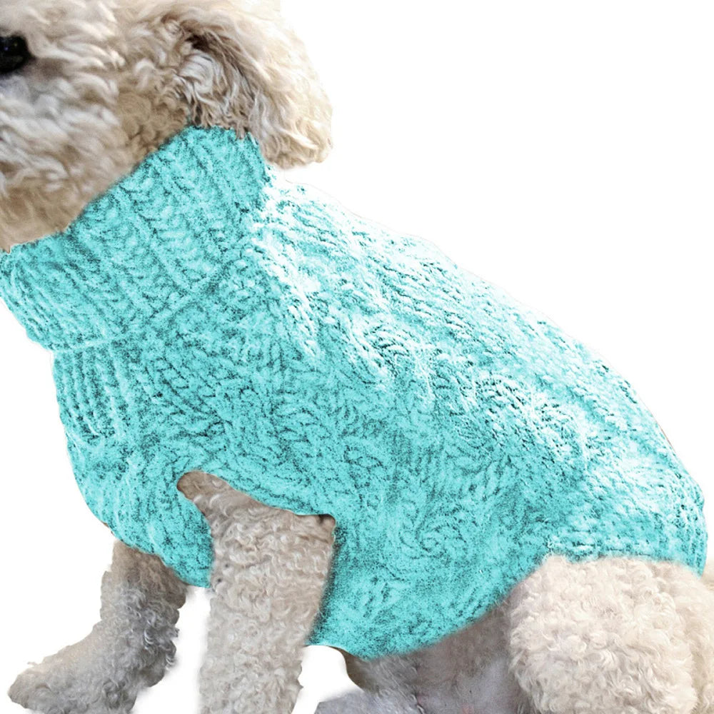 The Cozy Canine Cable-Knit Jumper