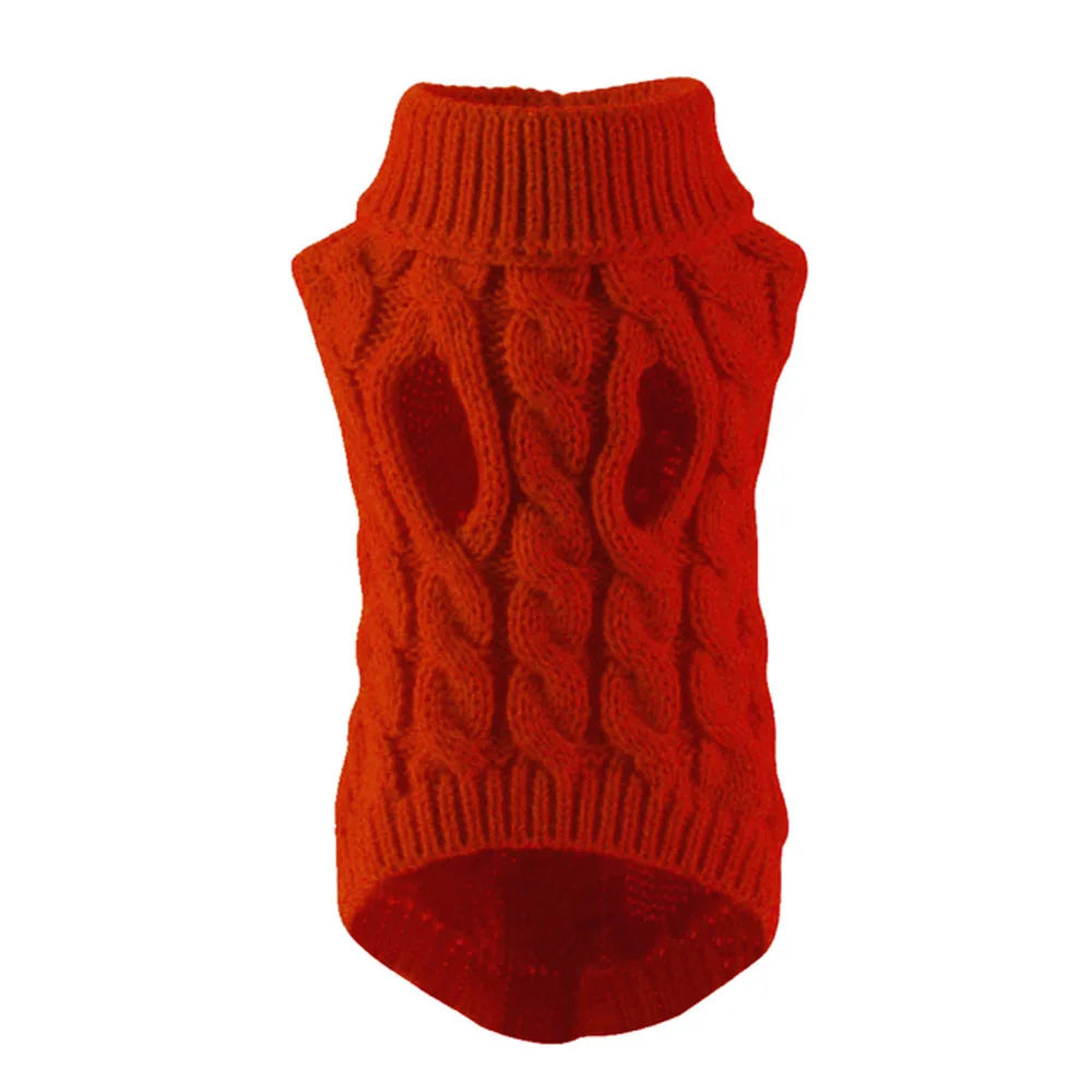 The Cozy Canine Cable-Knit Jumper