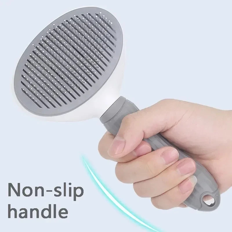 FurEase Self-Cleaning Grooming Brush
